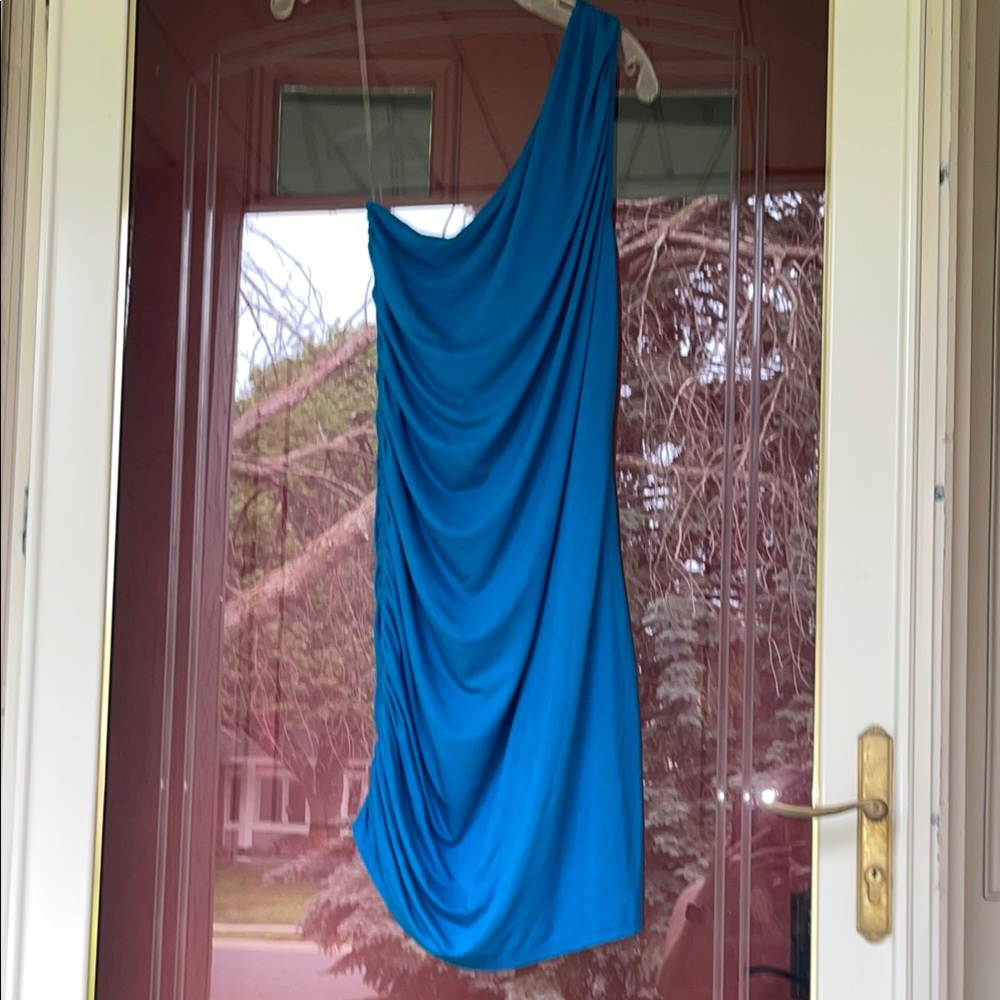 A New Day Blue Midi Dress Size Large